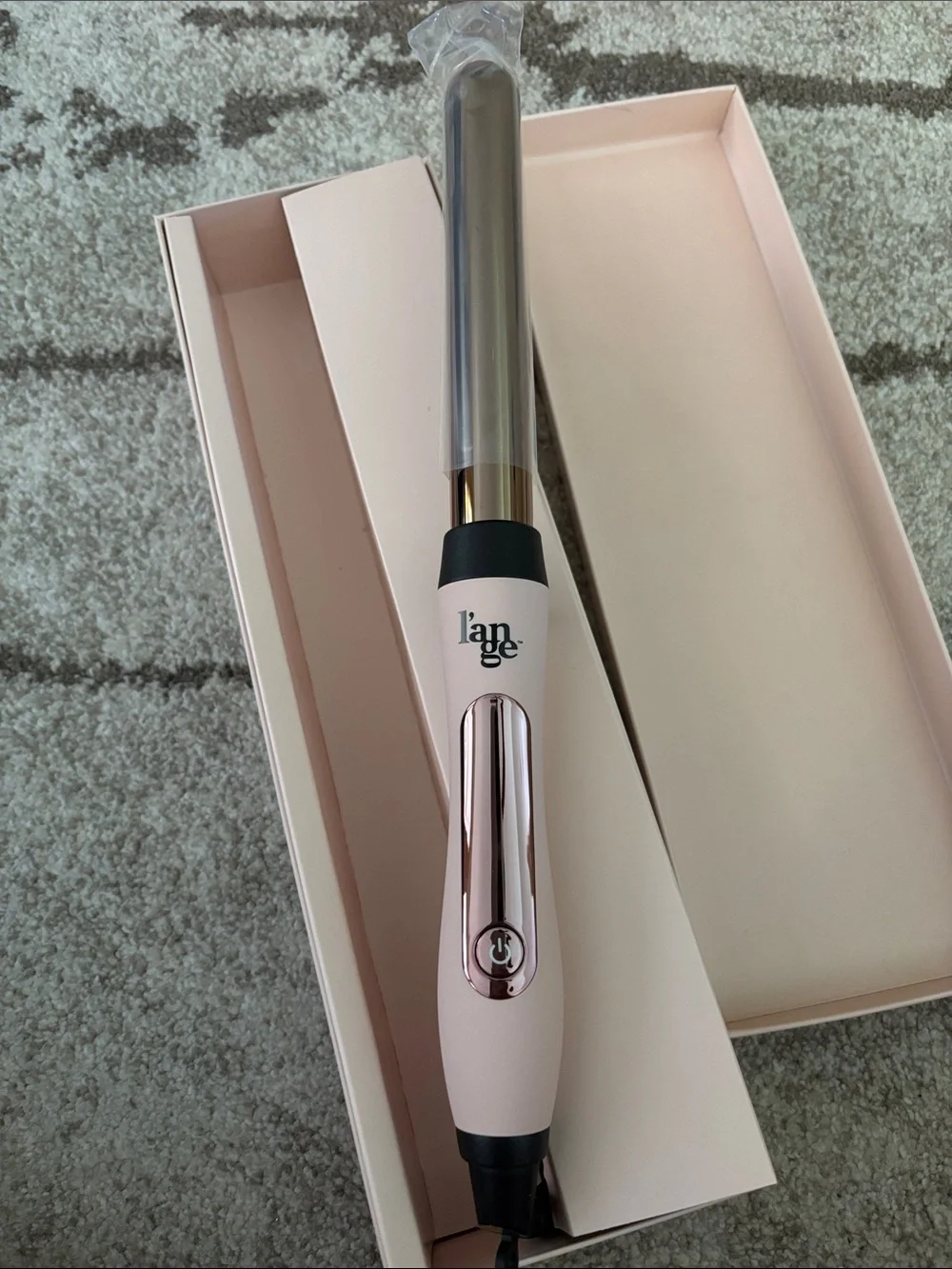 L’ange Rose Curling Wand - Blush Pink